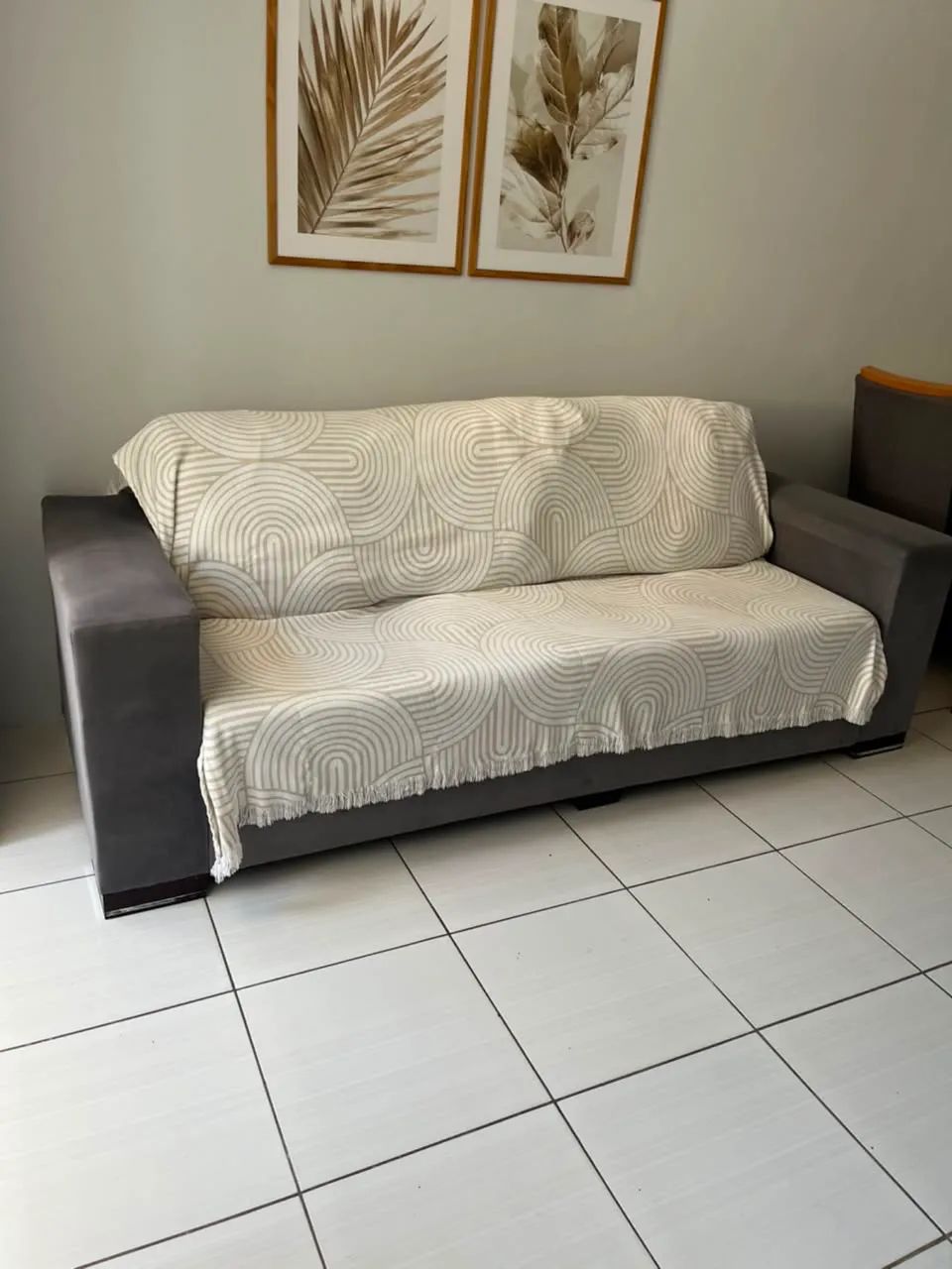 Sofá 3 lugares fixo - Foto 2