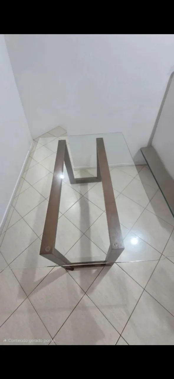 Mesa de vidro 4 lugares - Foto 4