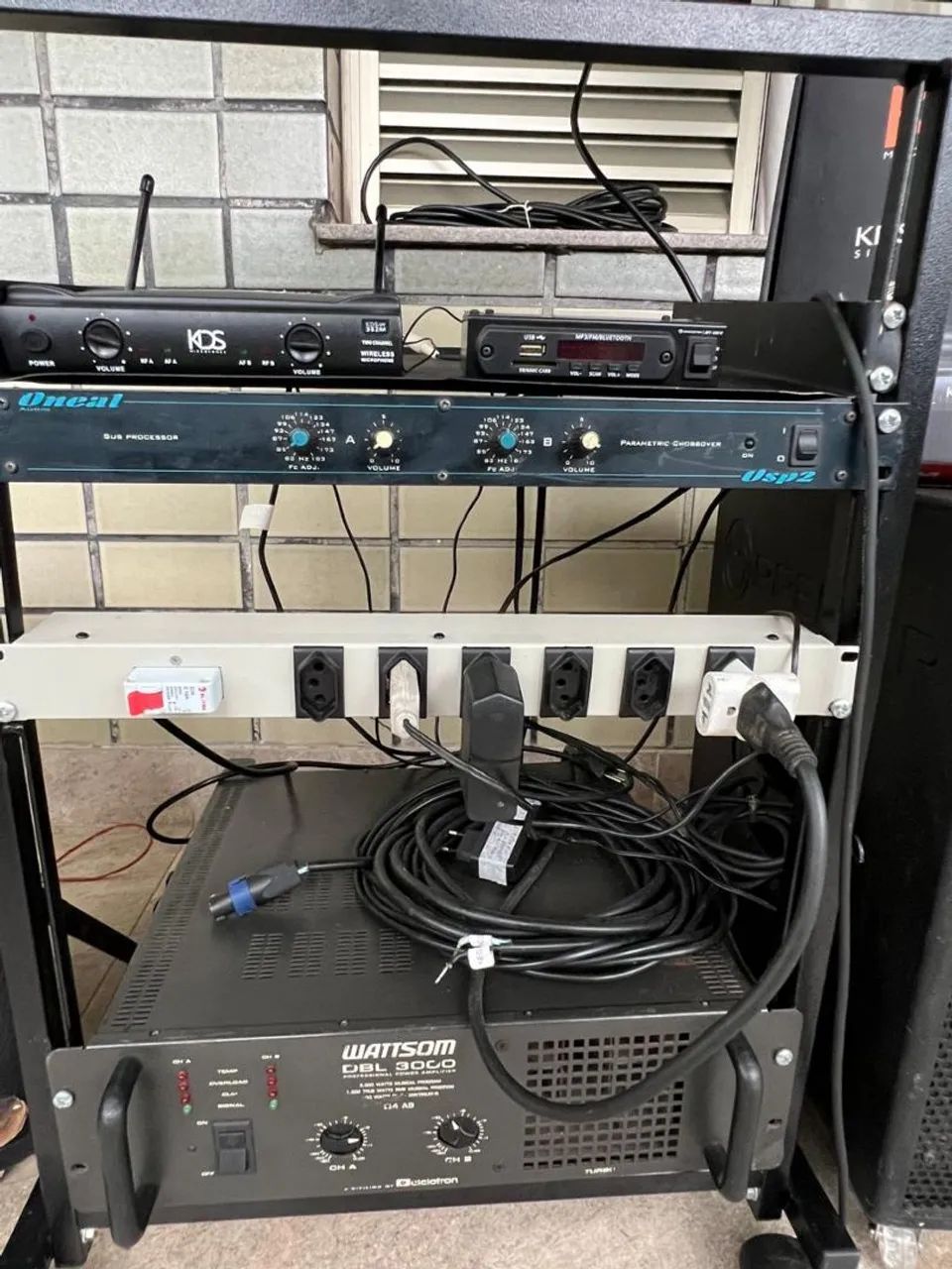 Som profissional com amplificador Wattson DBL 3000 Watts - Foto 3