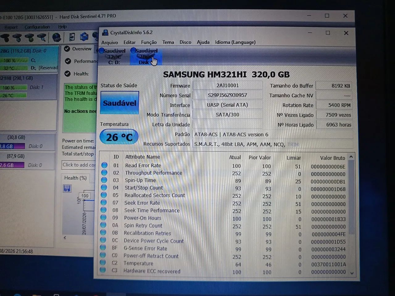 Hd Samsung 320gb 2.5 notebook - Foto 5