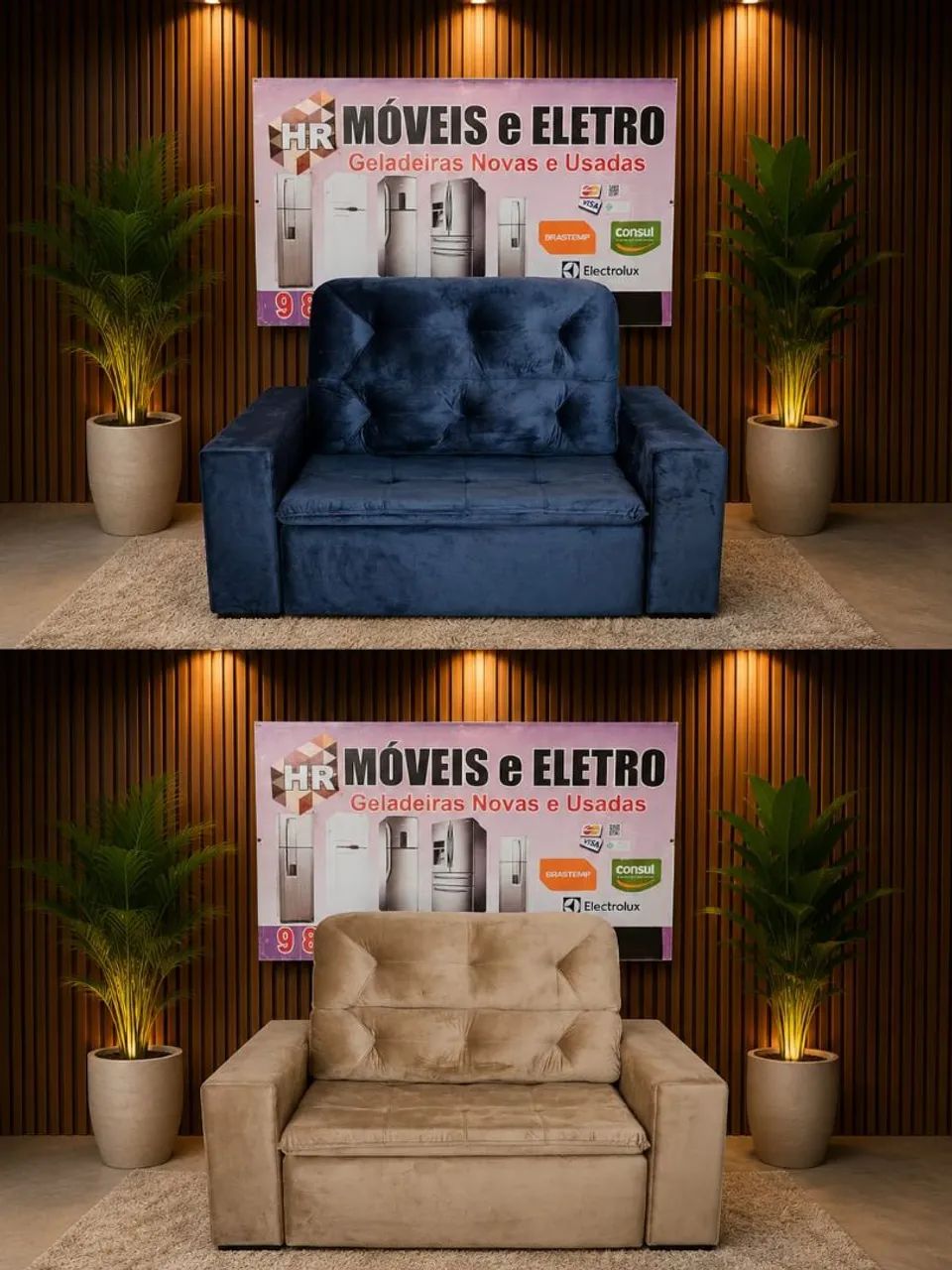 Poltronas Retrátil e Reclinável para 2 pessoas - Entrego 