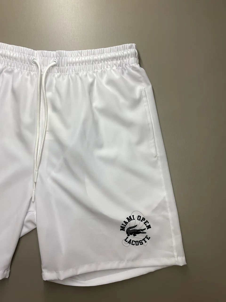 Bermuda Tactel Branca Miami Open  - Foto 3