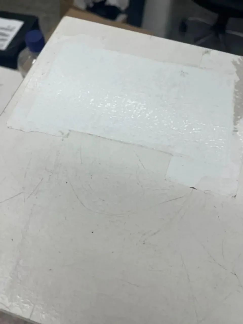 Balcão Atendimento Recepção Consultório Branco MDF Usado - Foto 5