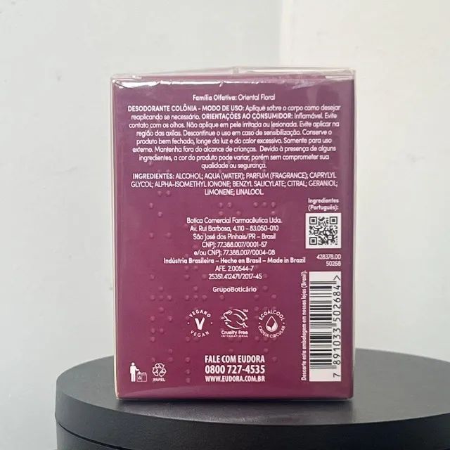 Perfume Eudora Kissme Cabernet 50ml - Original - Lacrado - Foto 3
