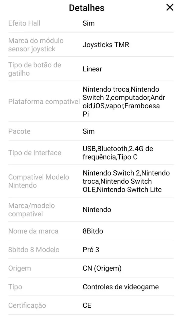 Controle 8BiTDo Pro 3 - Foto 5