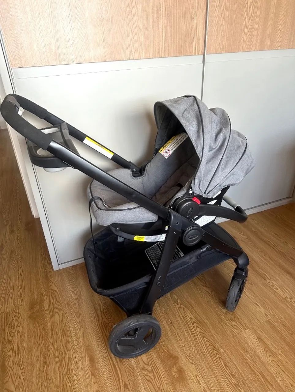 Carrinho de bebê importado Graco Click Connect 3em 1 - Foto 3
