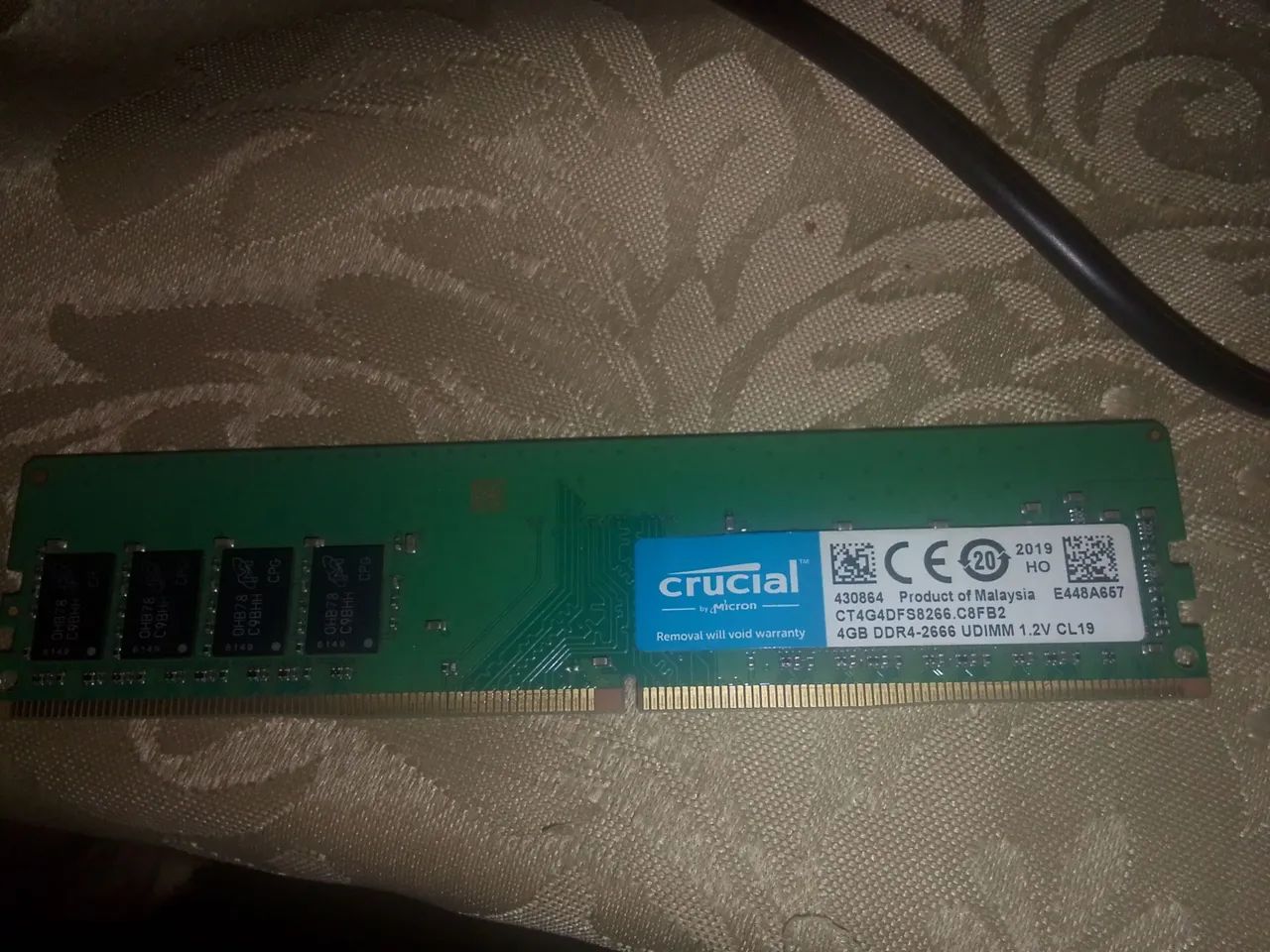 Memória ram 4G nova zerada ddr 4 