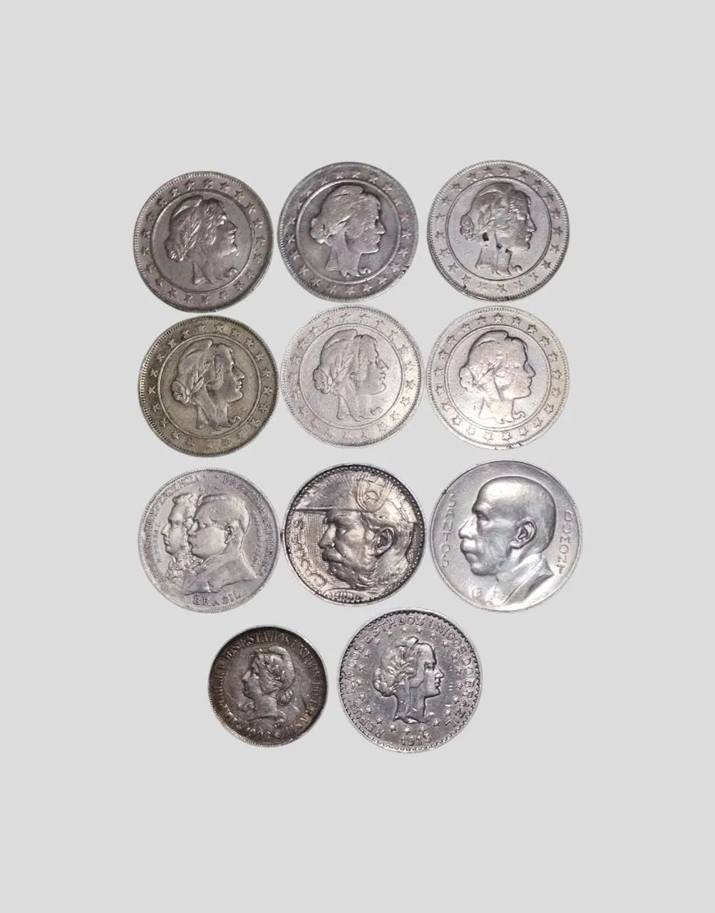 Lote moedas de prata 500 e 900. - Foto 2