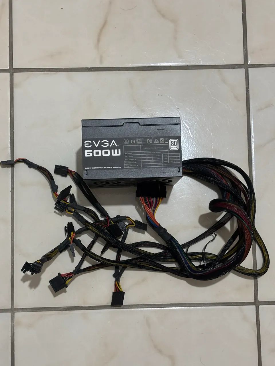 Fonte EVGA 600W 80 Plus - Foto 4