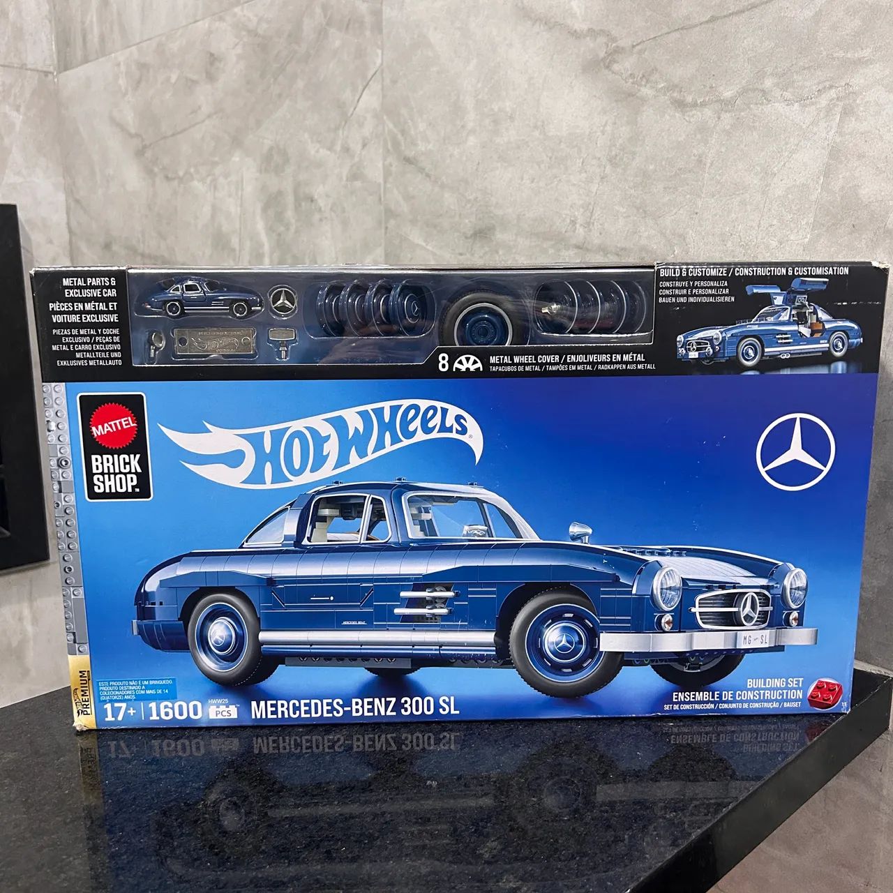 Mattel Brick Shop Hot Wheels Mercedes Benz 300 SL - Hobbies e