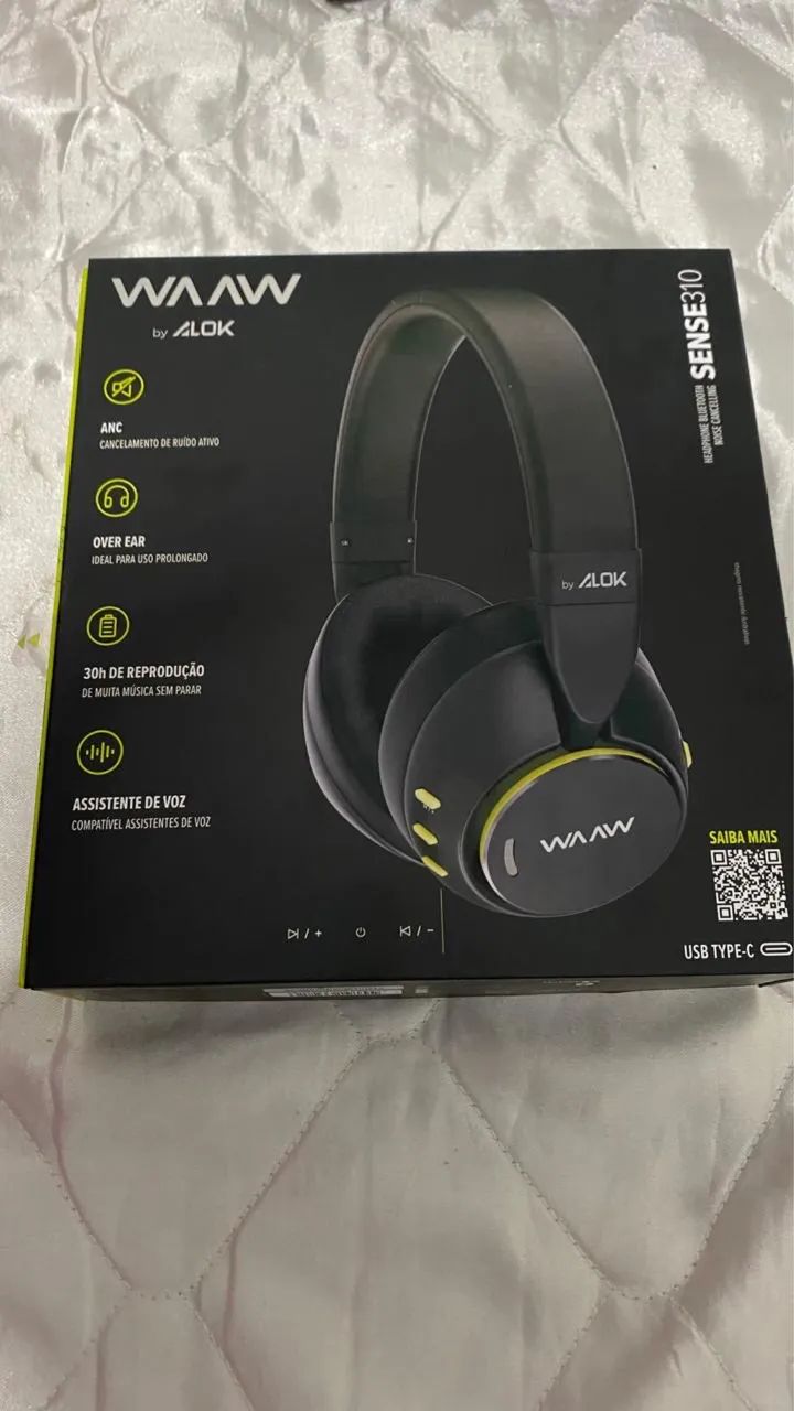 Fone de ouvido do Alok sem fio ou pode usar com fio  - Foto 2
