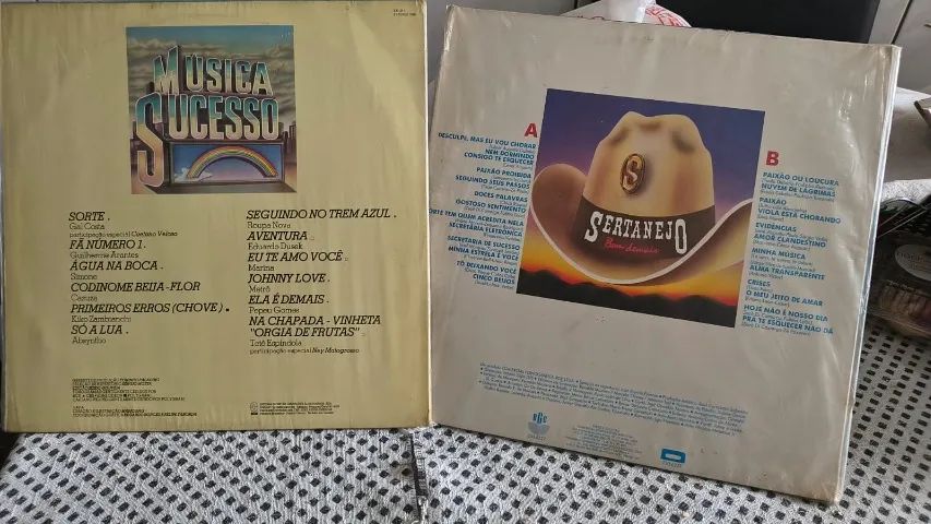 Coleção 2 Discos de Vinil Sertanejo Antigo - Foto 2