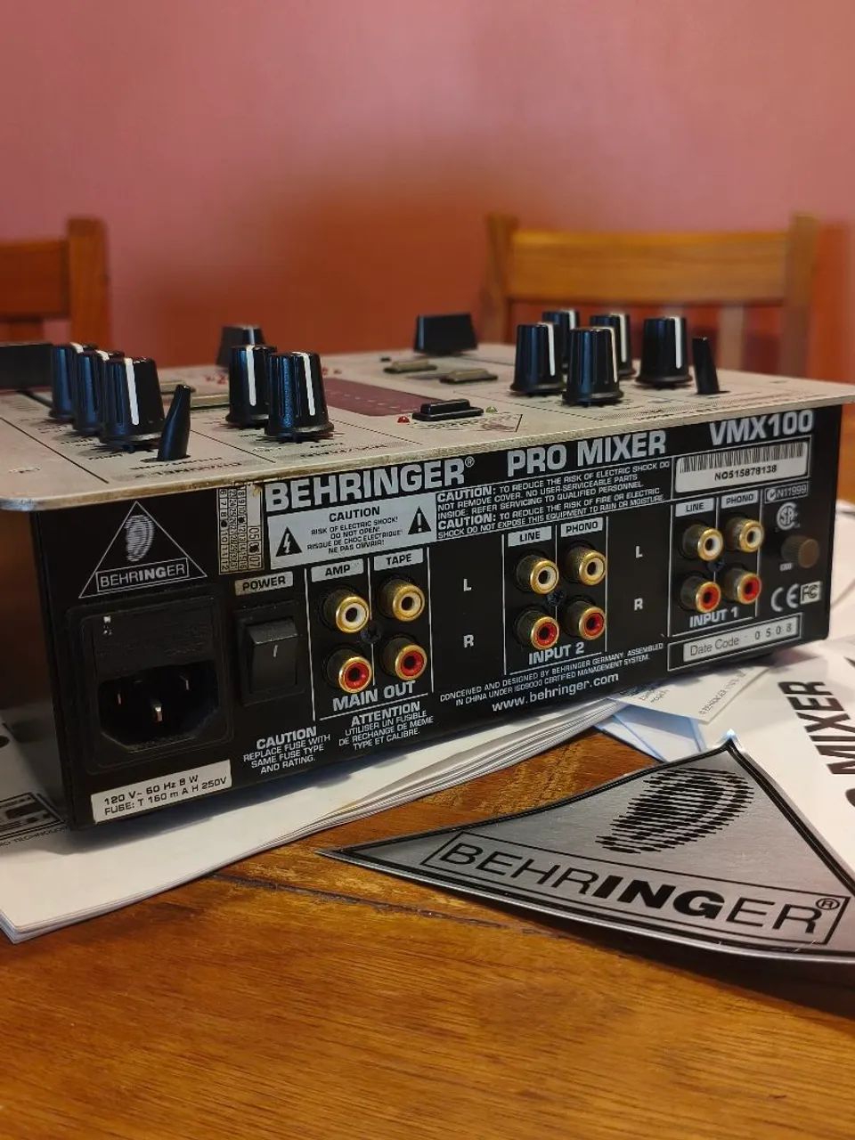 MIXER VMX100 BEHRINGER - 120V - Foto 3
