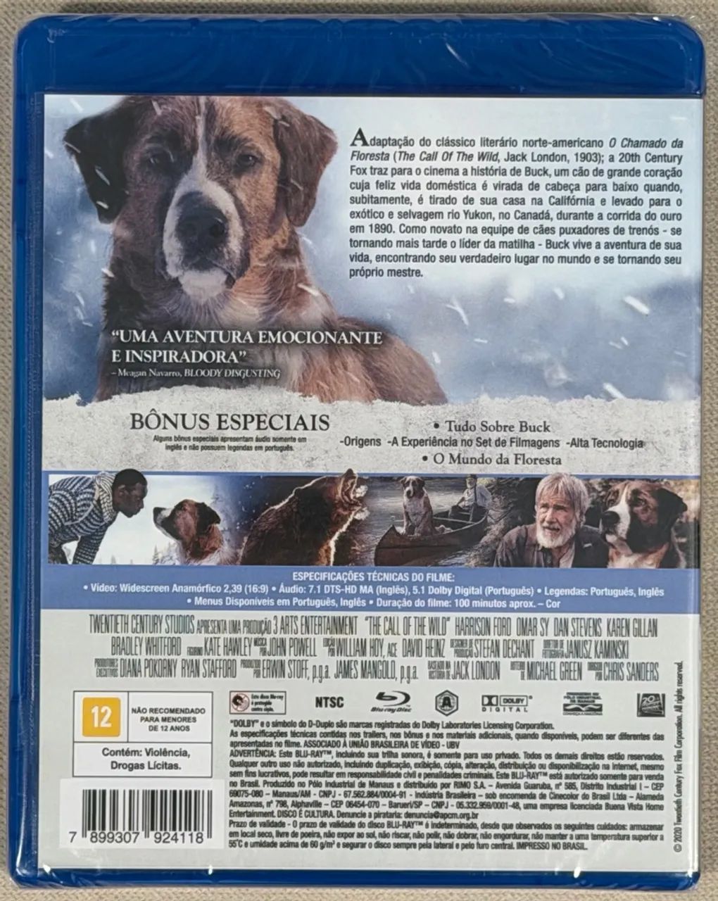 BLU-RAY O CHAMADO DA FLORESTA (ORIGINAL E LACRADO) - Foto 2