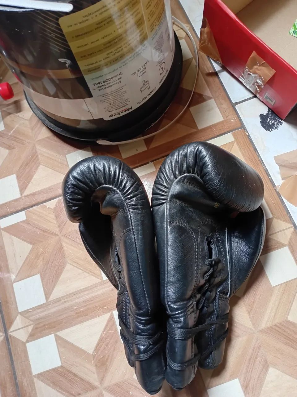 Luva de Boxe Pretorian (COURO LEGÍTIMO) - Foto 3