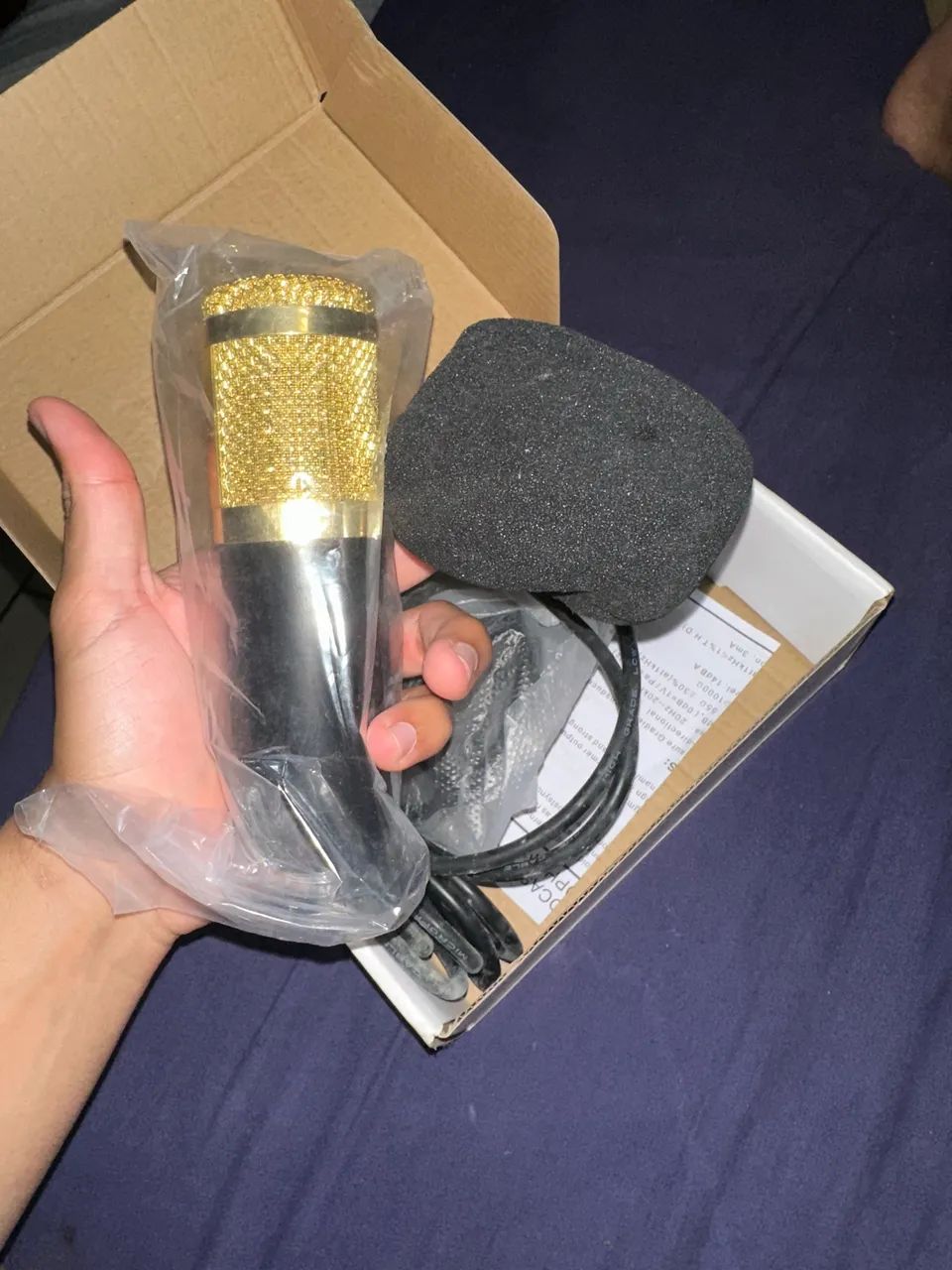Microfone Condensador BM800 - NUNCA USADO - Foto 2