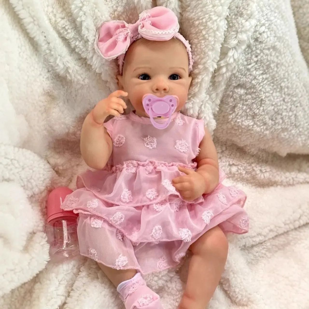 Boneca bebê Reborn menina  - Foto 4