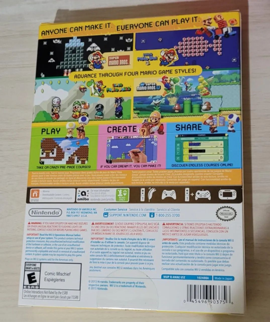 Super Mario Maker Wii U LACRADO - Foto 2