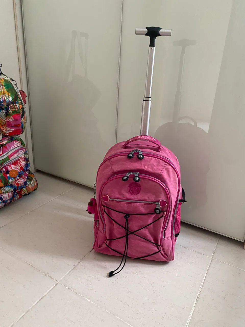 Mochila rodinha Kipling original 