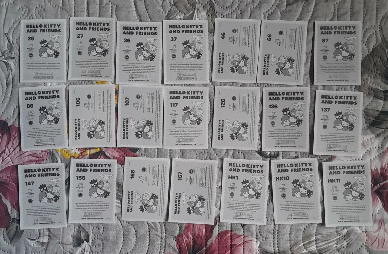 Figurinhas reservadas hello kitty 