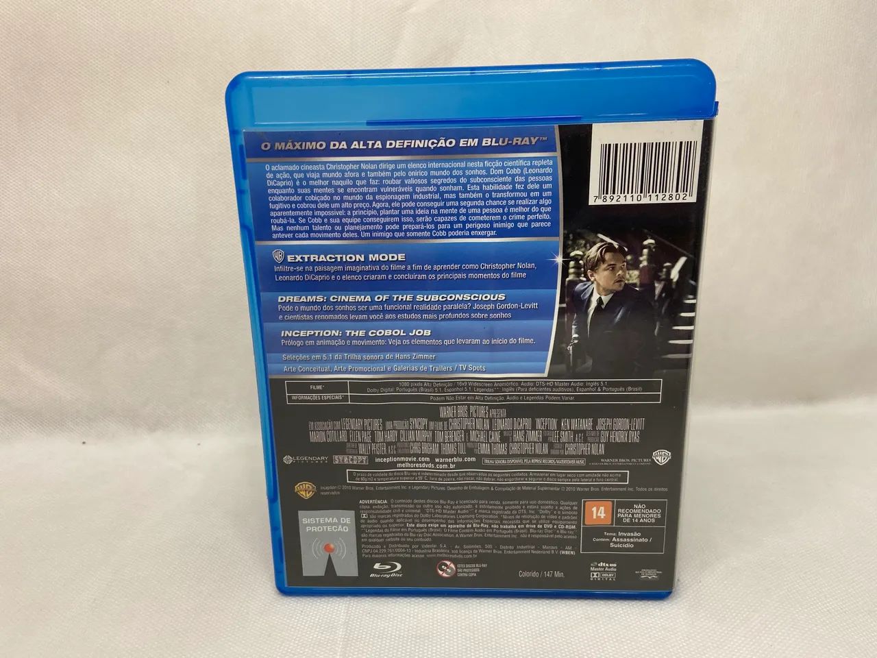 Blu-ray Filme A Origem Edição Especial 2 Discos com Leonardo DiCaprio bluray - Foto 2