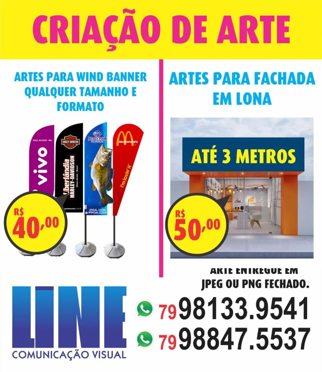 Banners, adesivos comunicação visual e papelaria  - Foto 3