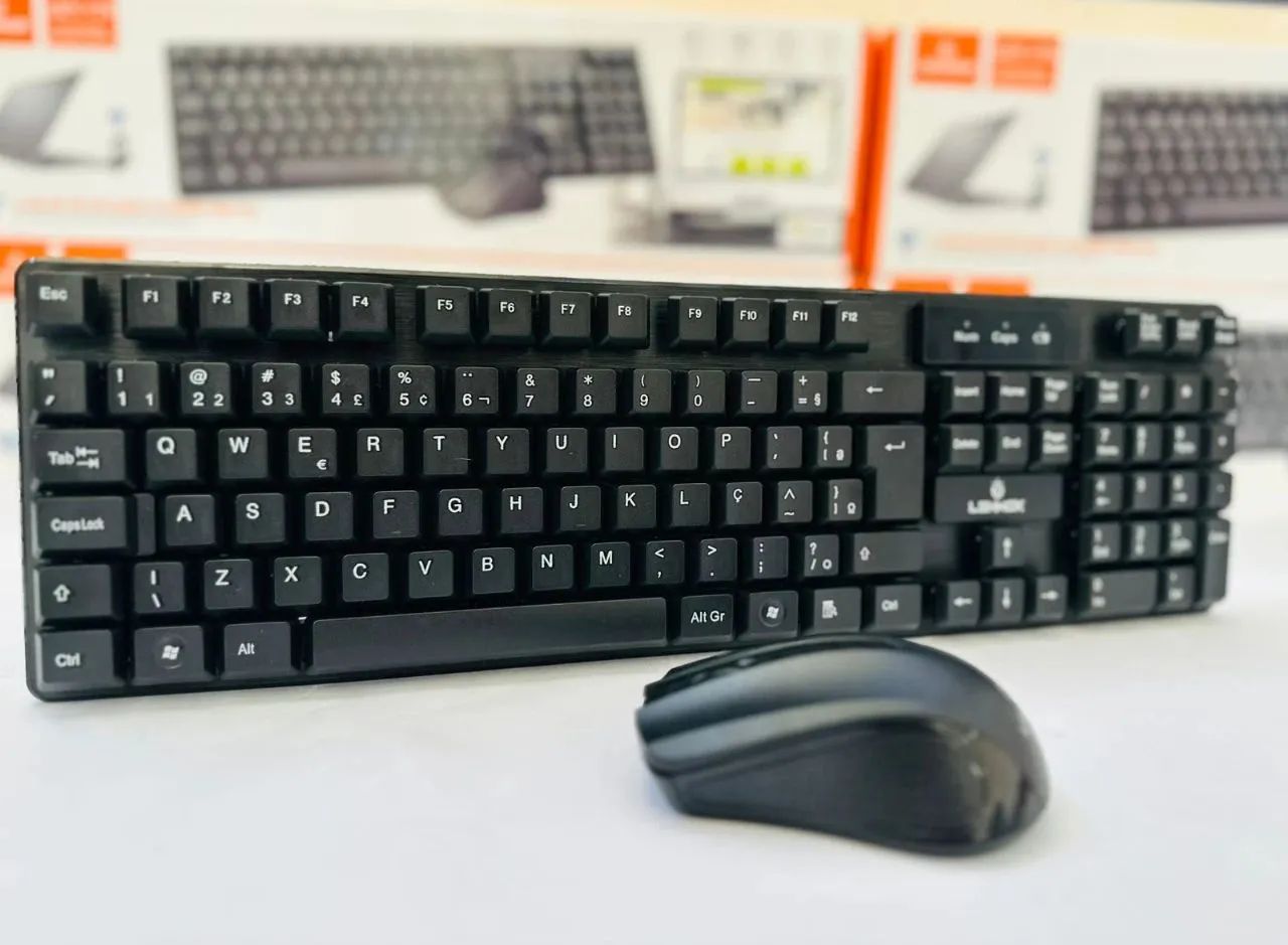 Kit mouse teclado sem fio wireles