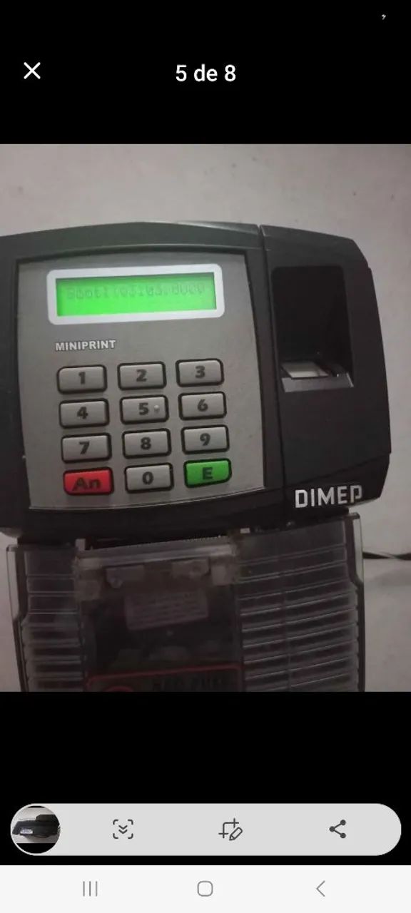 Relogio de ponto Dimep biométrico 