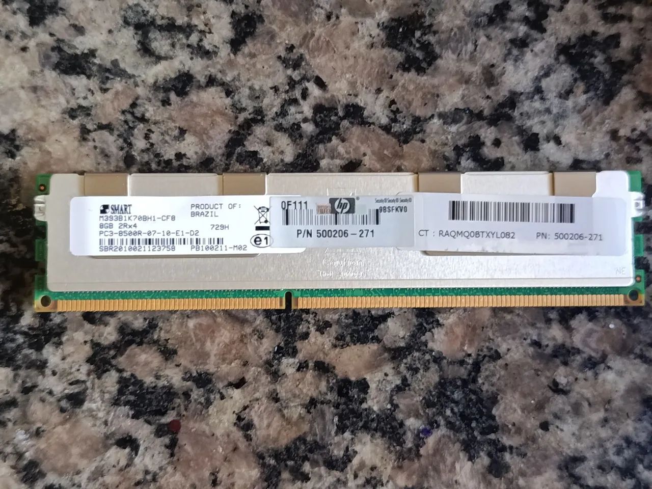 Memória RAM ddr3 8gb ECC 