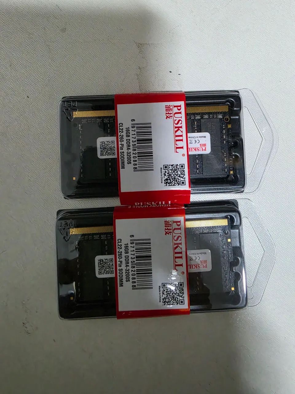 Memória RAM DDR4 16GB Puskill Sodimm