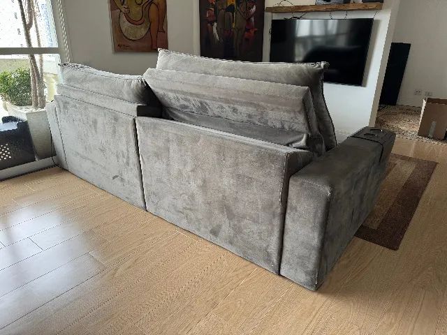 Sofa Retratil 270 x 120 fechado e 180 aberto - Foto 2