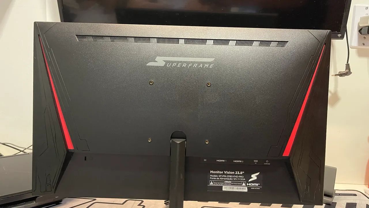 Monitor SuperFrame Vision 23,8? 180Hz ? NOVO - Foto 2