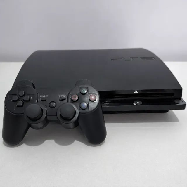 PS3 Slim funcionando perfeitamente