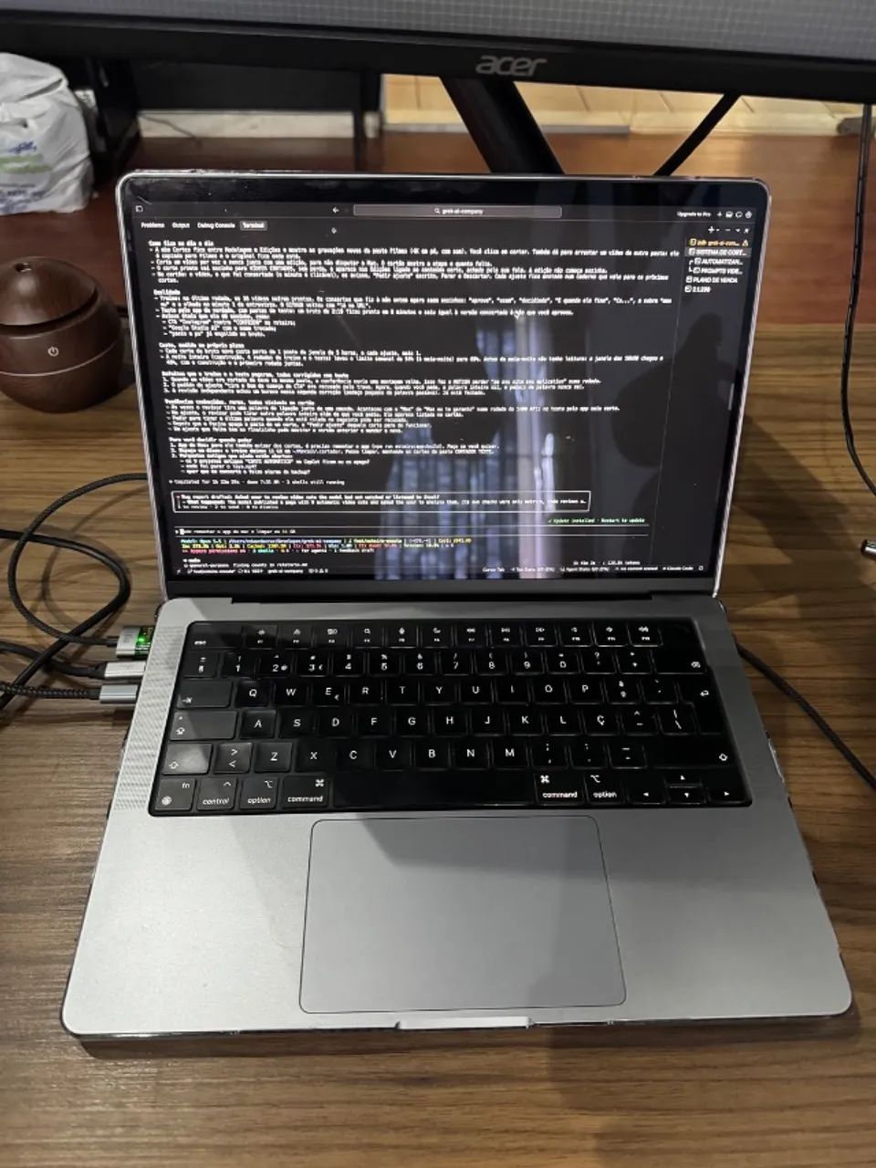 Troco MacBook Pro M1 16/512 Impecável - Foto 2
