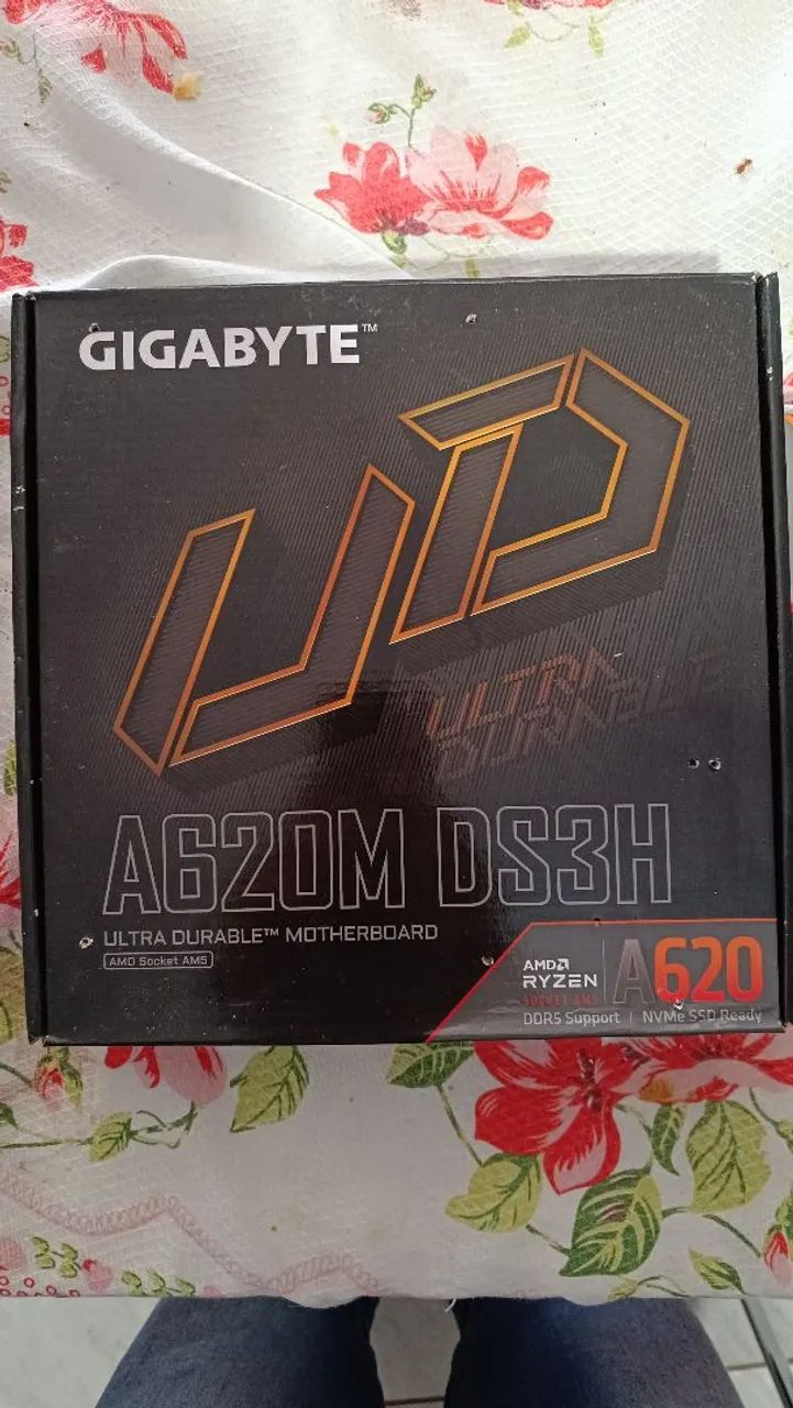 Placa mãe am5 a620m Ds3h Dissipador vrm 100% BIOS atualizada 