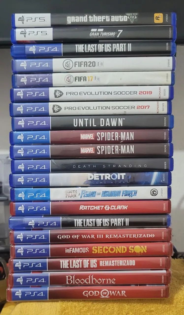 Jogos ps5 e ps4 apenas venda 