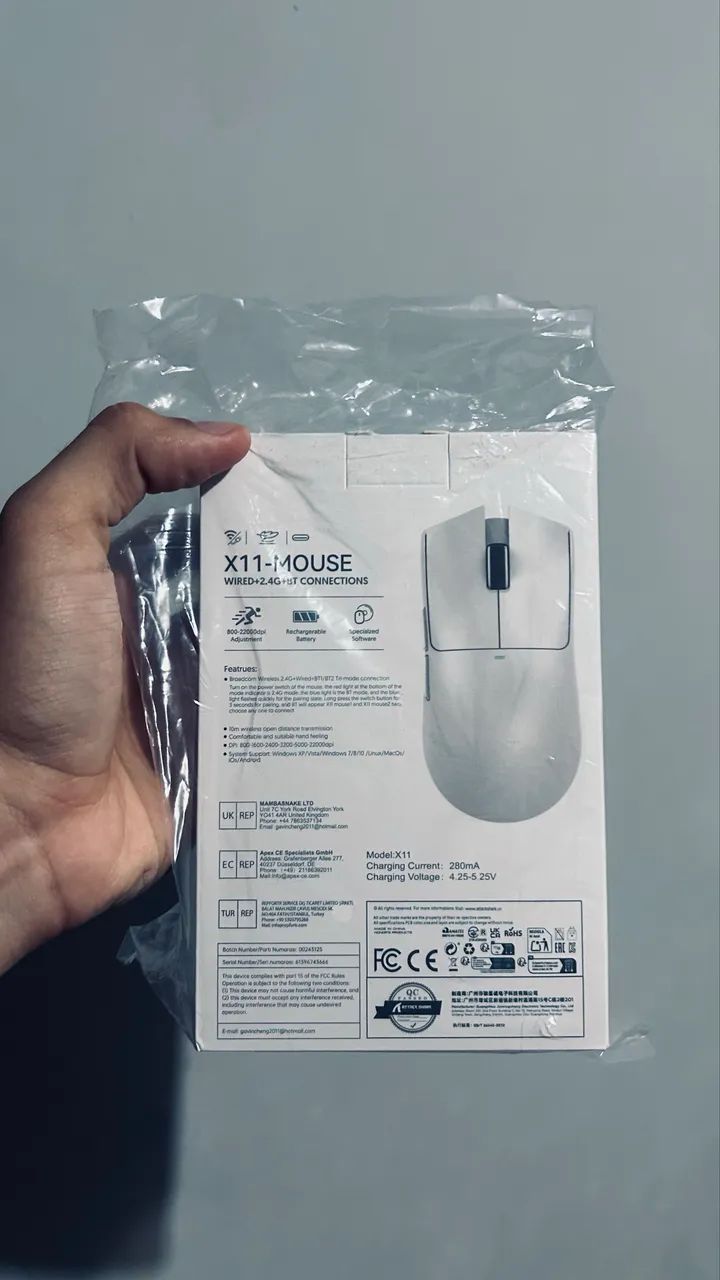 Mouse Attack Shark X11 Original e Lacrado