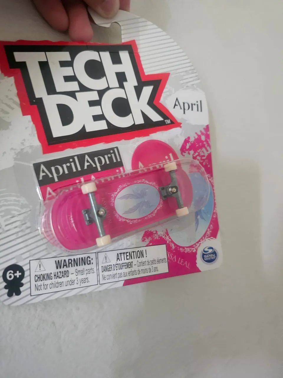 skate de dedo tech deck april rayssa leal 96mm original