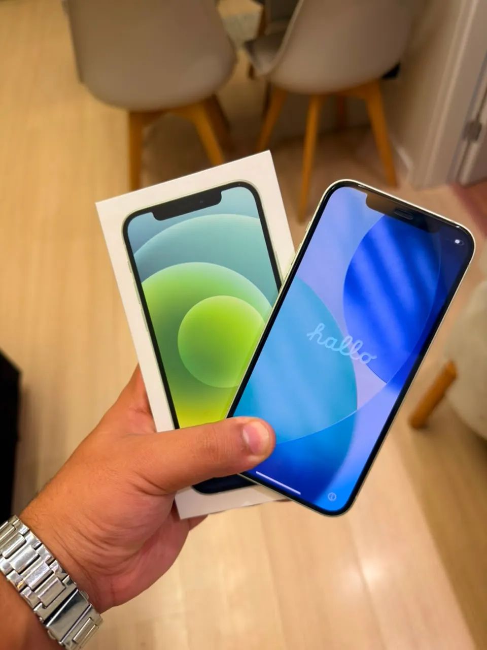 iPhone 12 128gb Verde Semi Novo - Com NF e Caixa original