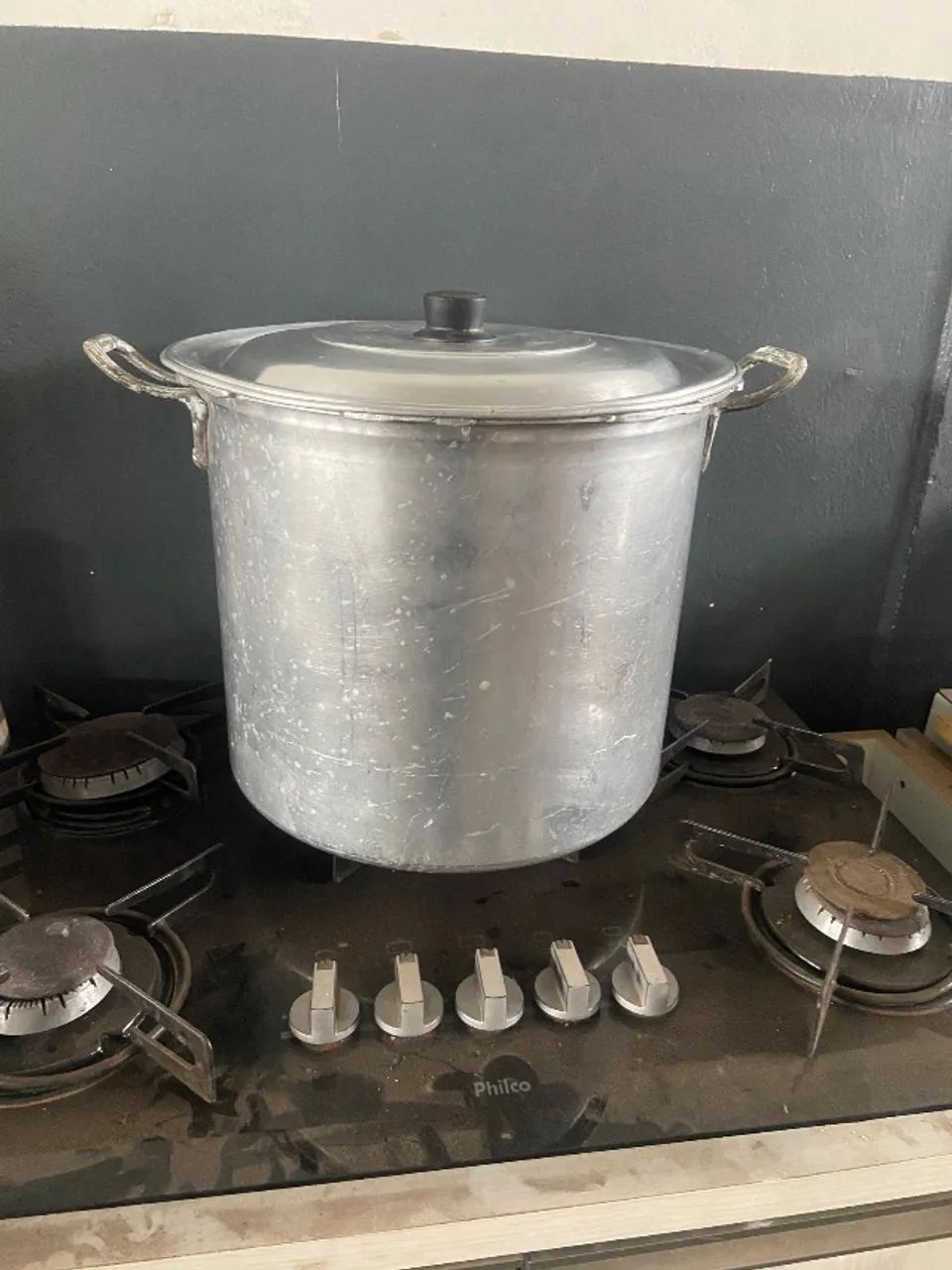 Caldeirão grande 20 litros reformado 