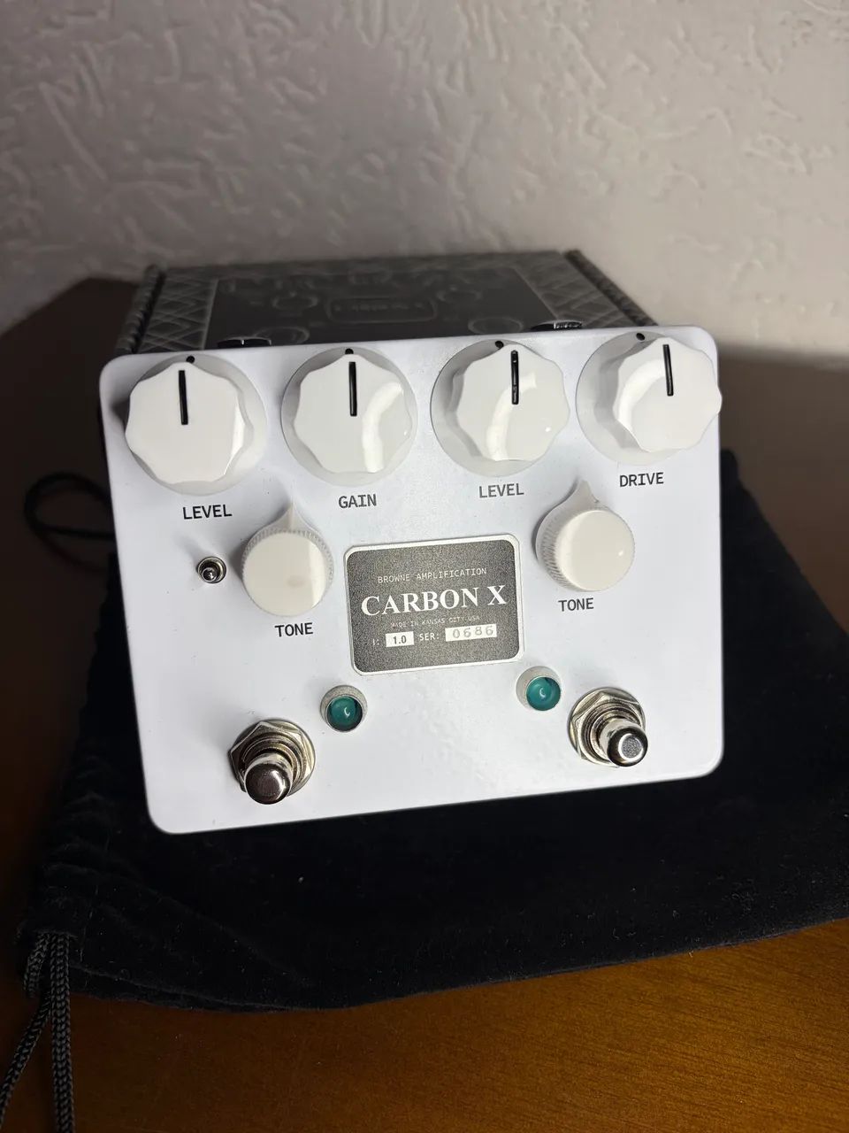Pedal Carbon X Browne Amplification Dual Overdrive - Instrumentos