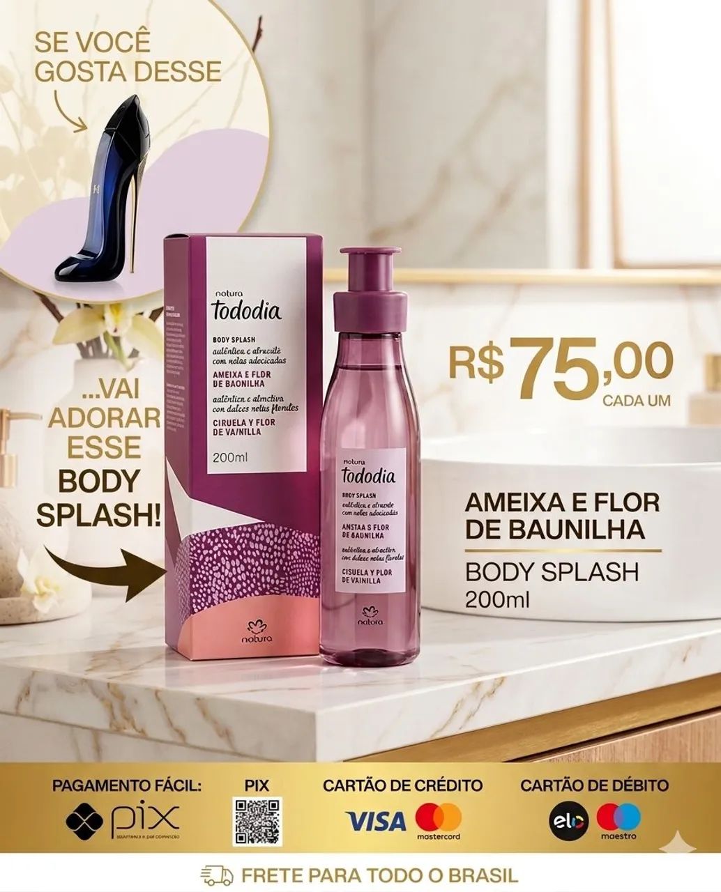 Body splash natura - Foto 4