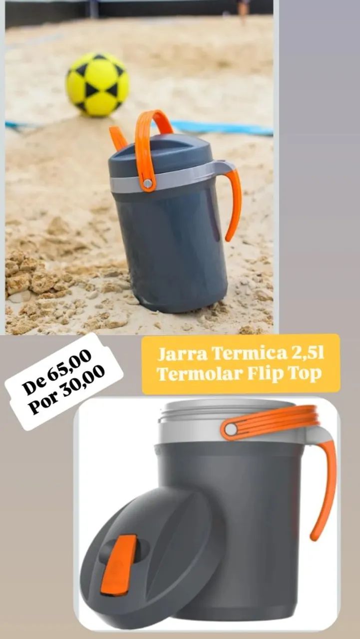Jarra Termica 2,5l Termolar Flip Top 