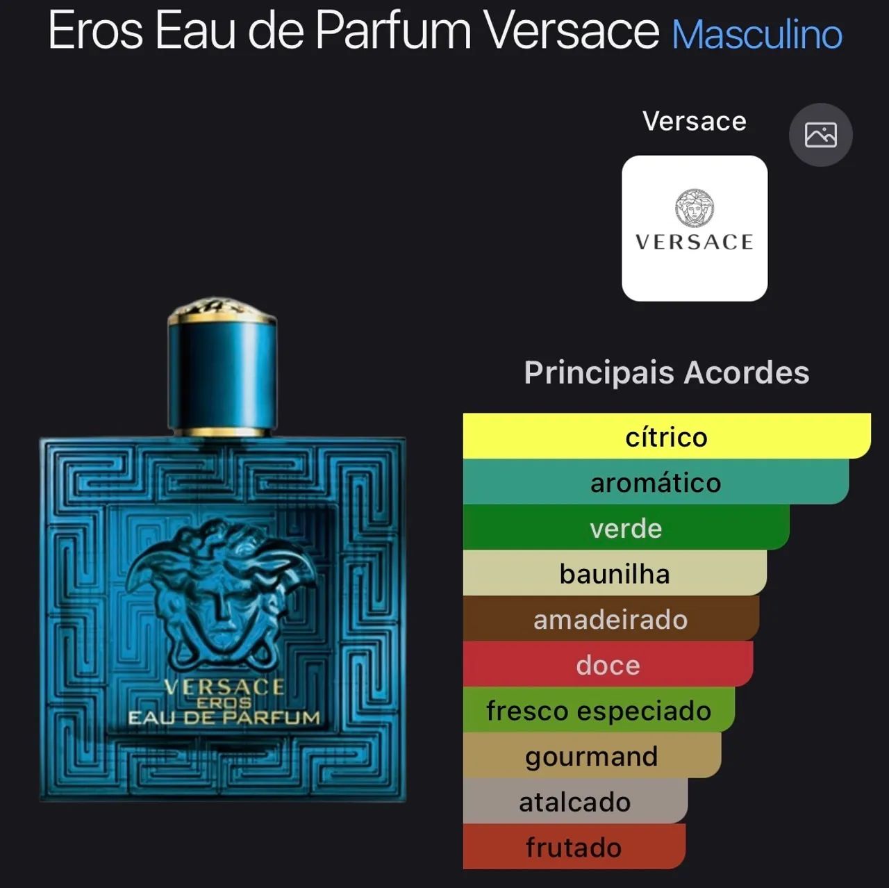 Versace Eros EDP 100ml OPORTUNIDADE  - Foto 5