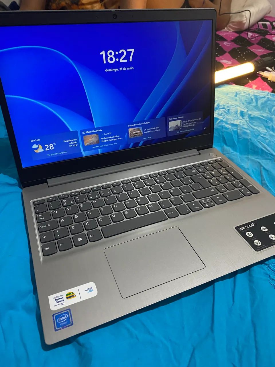 Notebook Lenovo IdeaPad 3 - SSD NVMe - Muito Conservado