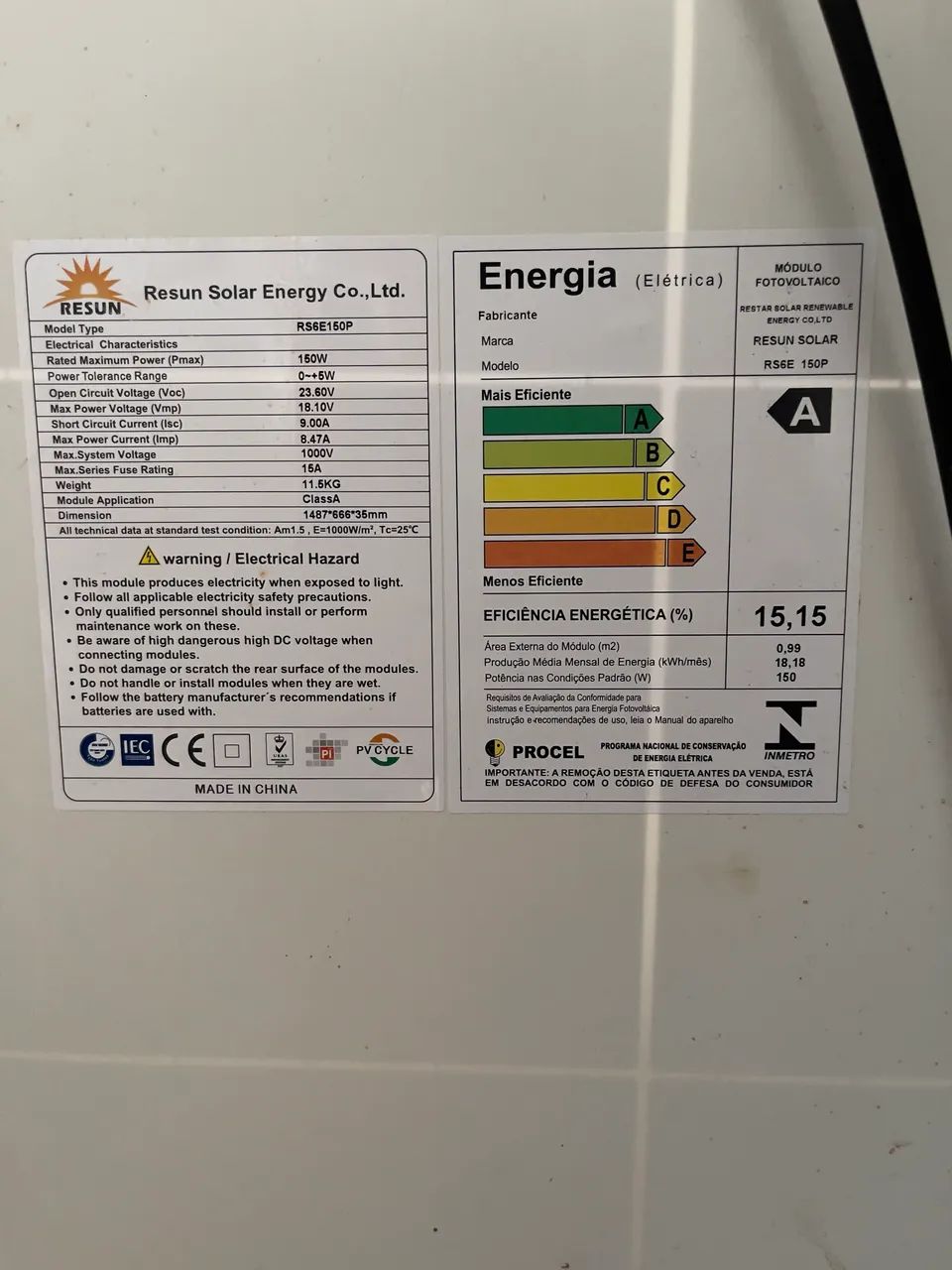 Placa solar para sair rápido  - Foto 6