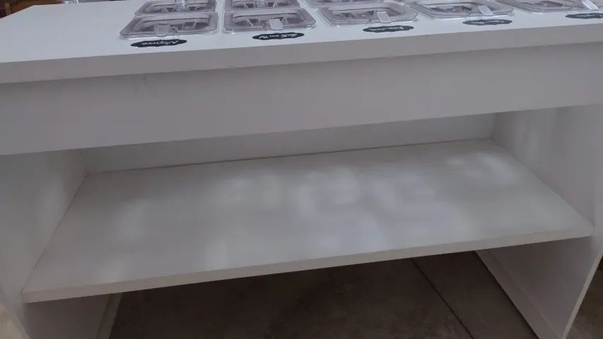 Balcão de Complementos/Guloseimas p/ Sorveteria e Açaí + 10 Cubas - Foto 5