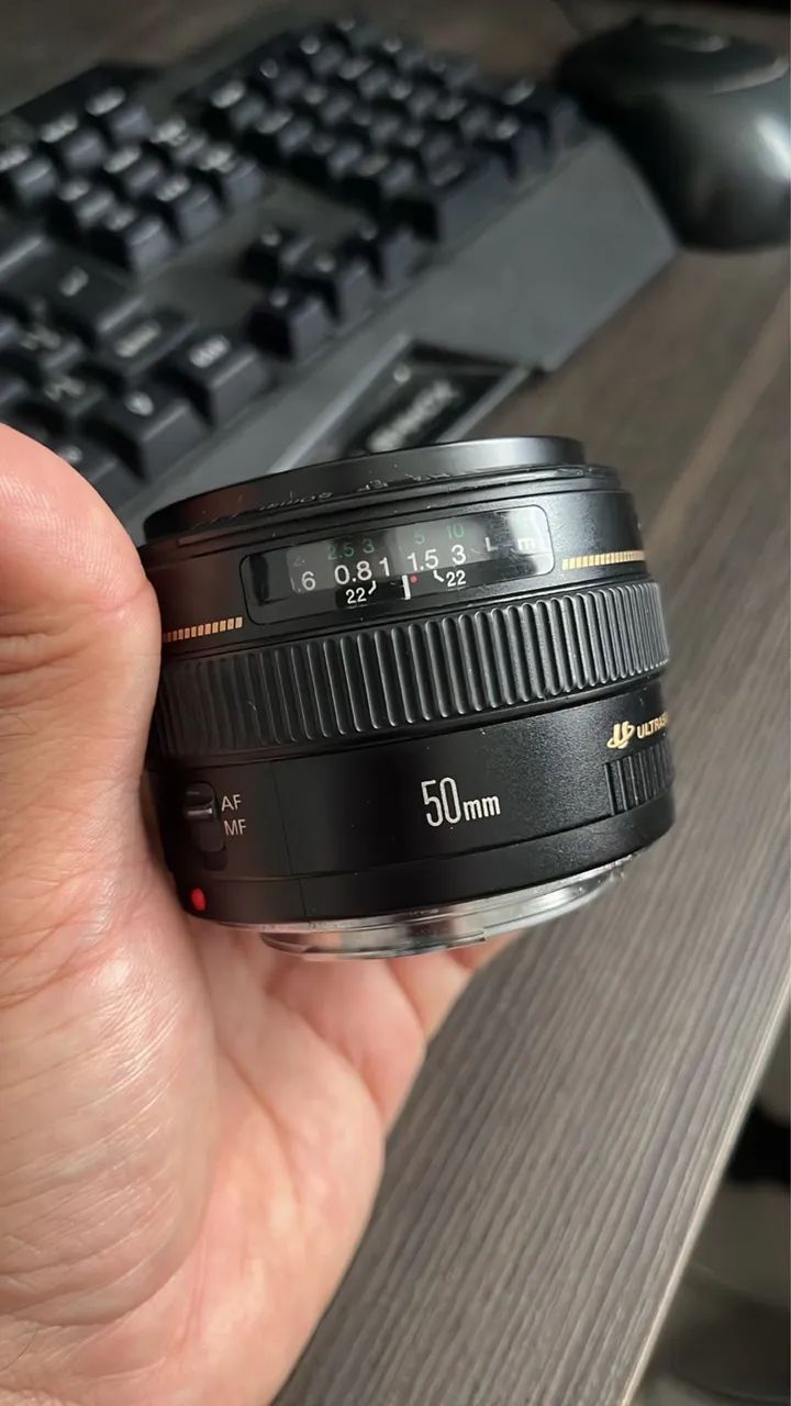 Lente 50mm 1.4 Canon 