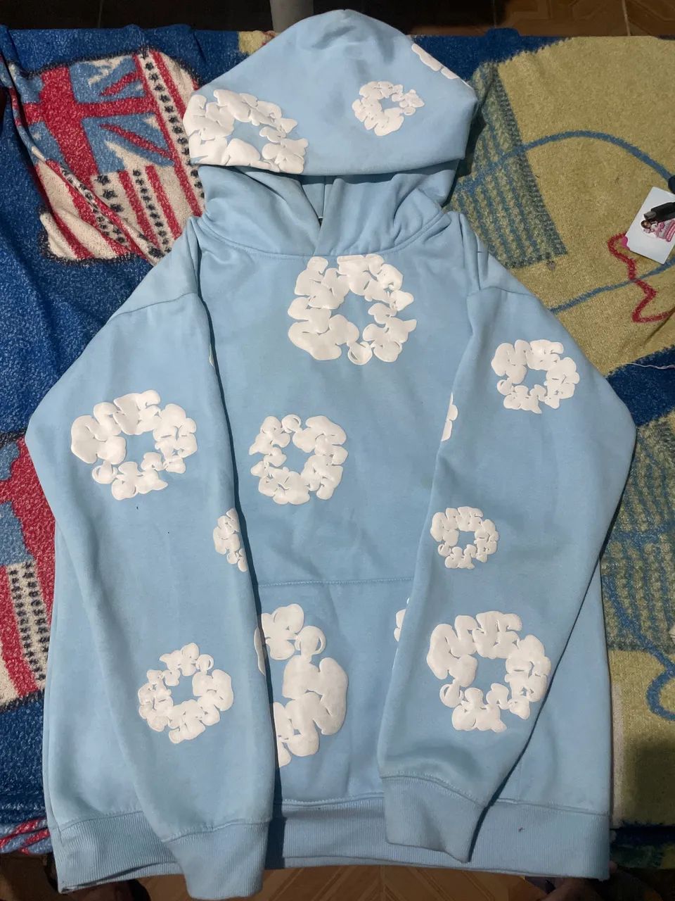 Denim tears tamanho (M) ?sky blue?
