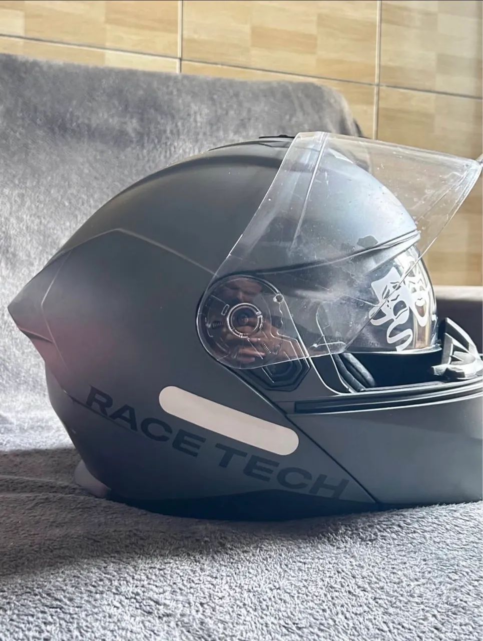 Capacete RaceTech articulado - Foto 5